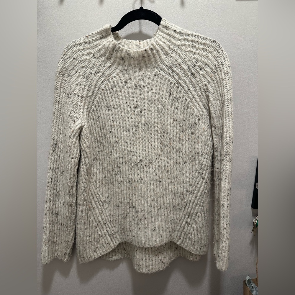 Madewell Northfield Mockneck Wool Blend Sweater Women's Size S